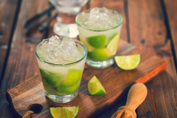 Drink Caipirinha refrescante